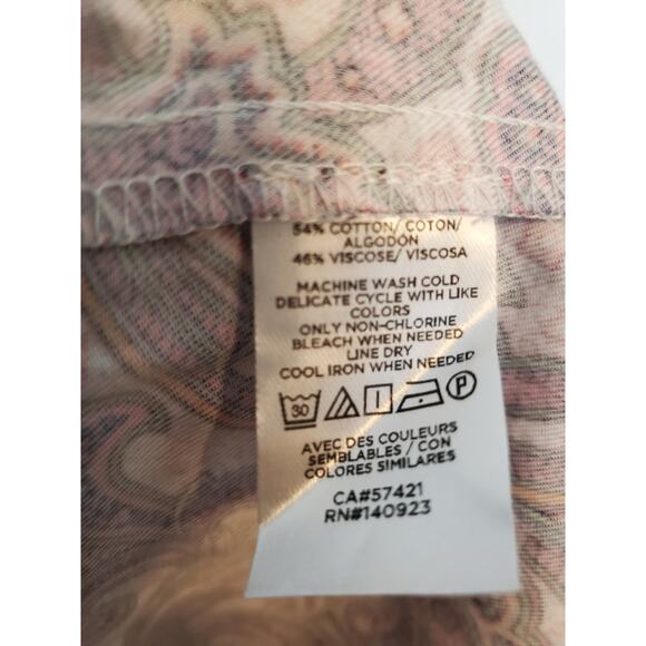 Loft Paisley Long Sleeve Dress Size Large Pettite NWT - Picture 6 of 6